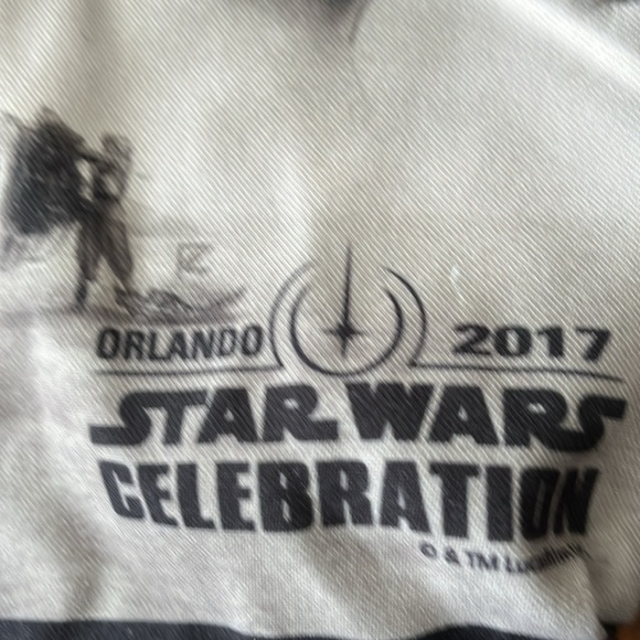 RARE Convention Exclusive 2017 Star Wars Celebration 2017 Tote Bag w/zip pocket - Picture 2 of 12